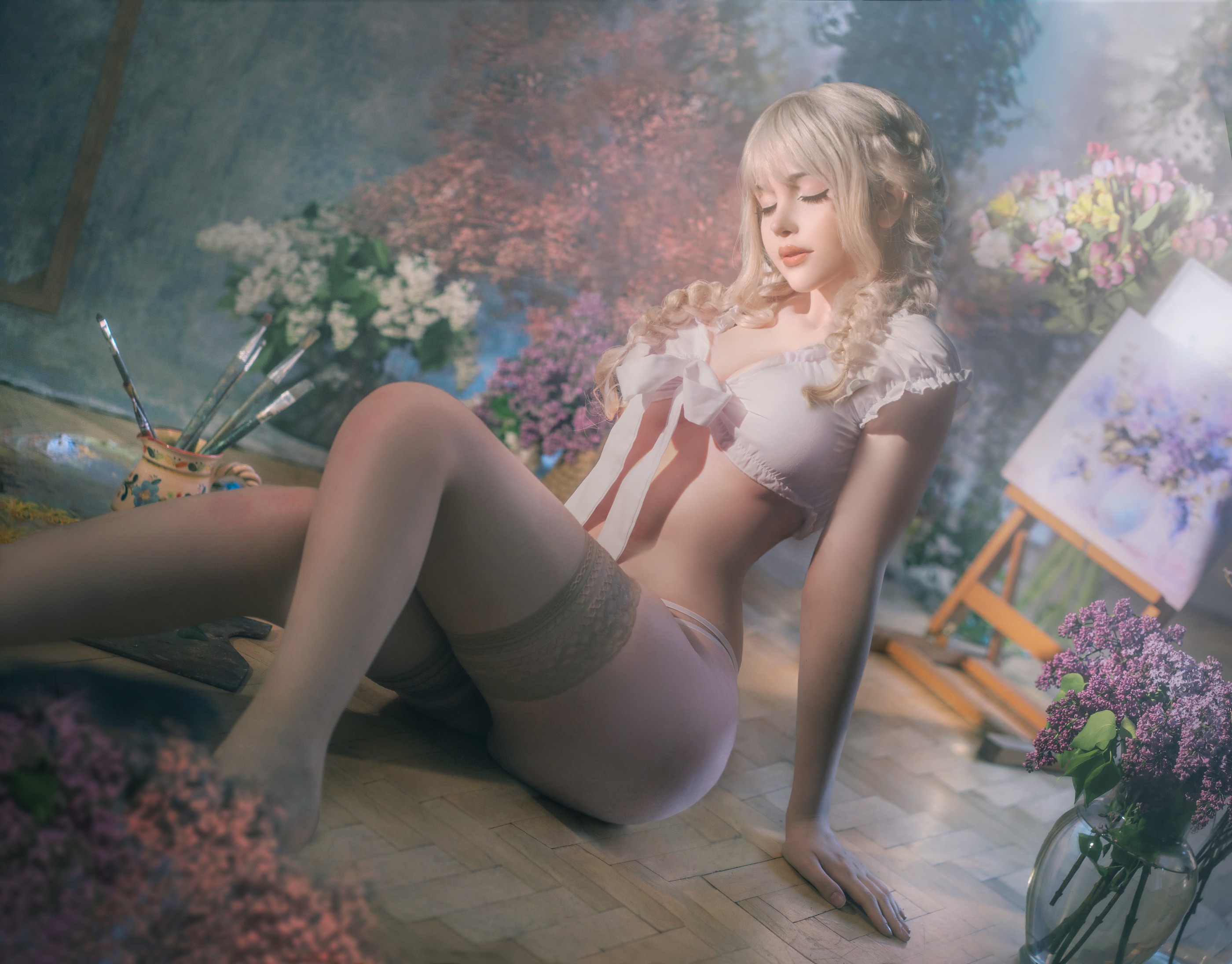 图片[1]-Sayathefox – NO.030 Painter [15P]-XikXak